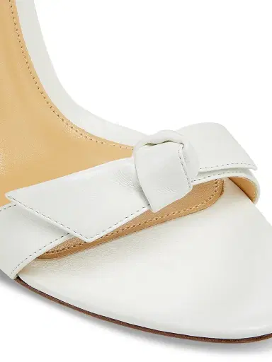Alexandre Birman Women's Clarita Bow Leather Sandals - White - Size 5.5 | Thumbnail 8 Alexandre Birman Women's Clarita Bow Leather Sandals - White - Size 5.5 | Thumbnail 8