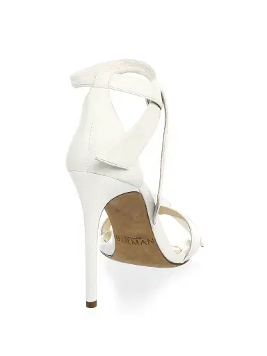 Alexandre Birman Women's Clarita Bow Leather Sandals - White - Size 5.5 | Thumbnail 1 Alexandre Birman Women's Clarita Bow Leather Sandals - White - Size 5.5 | Thumbnail 1