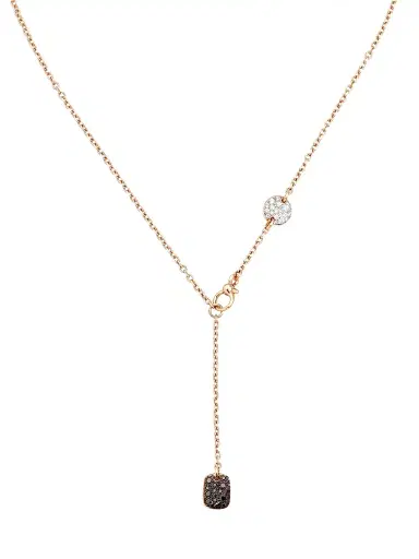 Pomellato Women's Sabbia 18K Rose Gold & Tri-Color Diamond Lariat Necklace - White Diamond | Thumbnail 1 Pomellato Women's Sabbia 18K Rose Gold & Tri-Color Diamond Lariat Necklace - White Diamond | Thumbnail 1