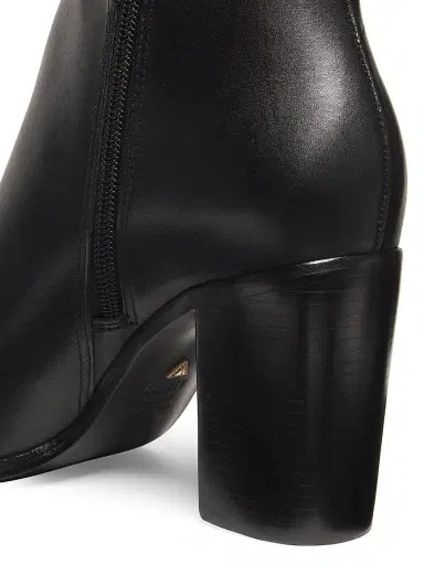 Schutz Women's Mikki Up 90MM Leather Block-Heel Boots - Black | Thumbnail 6 Schutz Women's Mikki Up 90MM Leather Block-Heel Boots - Black | Thumbnail 6