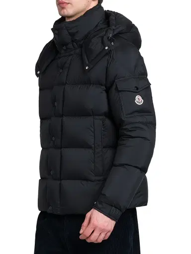 Moncler Men's Vezere Wool Down-Filled Jacket - Black | Thumbnail 3 Moncler Men's Vezere Wool Down-Filled Jacket - Black | Thumbnail 3