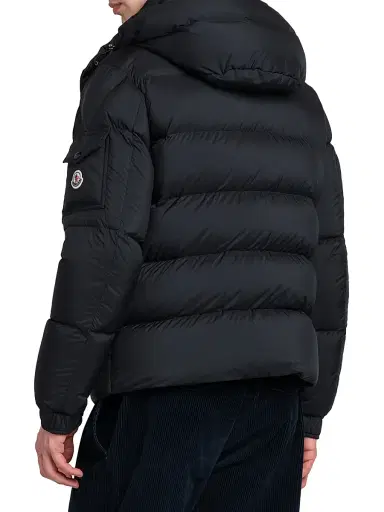 Moncler Men's Vezere Wool Down-Filled Jacket - Black | Thumbnail 4 Moncler Men's Vezere Wool Down-Filled Jacket - Black | Thumbnail 4