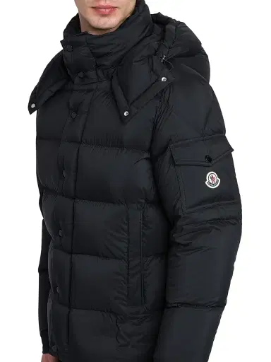 Moncler Men's Vezere Wool Down-Filled Jacket - Black | Thumbnail 6 Moncler Men's Vezere Wool Down-Filled Jacket - Black | Thumbnail 6