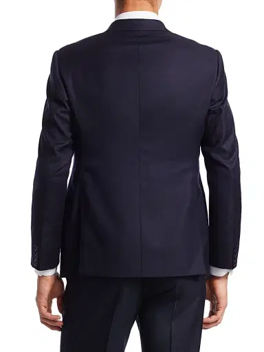 Giorgio Armani Men's Solid Single-Breasted Blazer - Navy - Size 50 | Thumbnail 5 Giorgio Armani Men's Solid Single-Breasted Blazer - Navy - Size 50 | Thumbnail 5