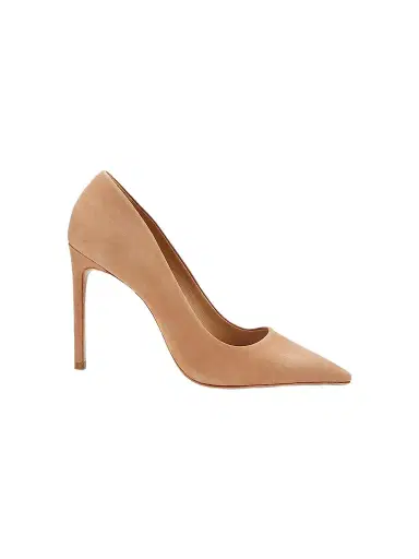 Schutz Women's Lou Pointed-Toe Nubuck Pumps | Thumbnail 1 Schutz Women's Lou Pointed-Toe Nubuck Pumps | Thumbnail 1
