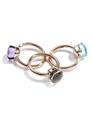 Pomellato Women's Nudo 18K Rose Gold & Prasiolite Petite Square Ring - Rose Gold | Thumbnail 4 Pomellato Women's Nudo 18K Rose Gold & Prasiolite Petite Square Ring - Rose Gold | Thumbnail 4