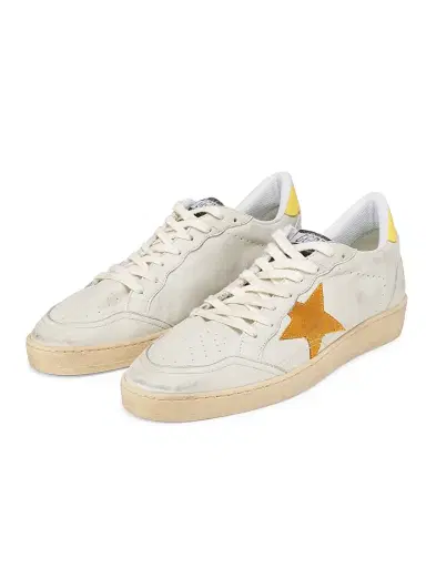 Golden Goose Men's Ball Star Leather & Suede Sneakers | Thumbnail 2 Golden Goose Men's Ball Star Leather & Suede Sneakers | Thumbnail 2