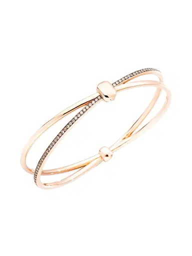 Pomellato Women's Together 18K Rhodium-Plated Rose Gold & 0.9 TCW Diamonds Bangle - Pink Gold | Thumbnail 1 Pomellato Women's Together 18K Rhodium-Plated Rose Gold & 0.9 TCW Diamonds Bangle - Pink Gold | Thumbnail 1