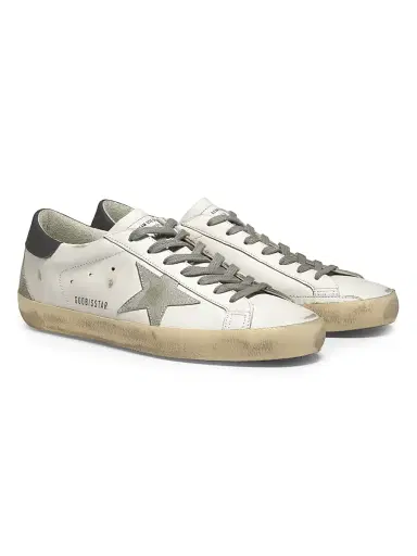 Golden Goose Men's Super Star Leather Sneakers | Thumbnail 2 Golden Goose Men's Super Star Leather Sneakers | Thumbnail 2