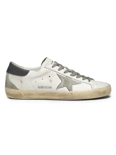 Golden Goose Men's Super Star Leather Sneakers | Thumbnail 1 Golden Goose Men's Super Star Leather Sneakers | Thumbnail 1