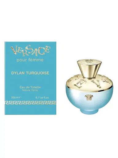 Versace Women's Dylan Turquoise Eau de Toilette 6.7 oz | Thumbnail 2 Versace Women's Dylan Turquoise Eau de Toilette 6.7 oz | Thumbnail 2