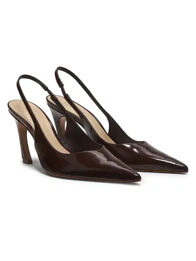 Schutz Women's Lexi Sling 75MM Slingback Pumps - Chestnut Brown | Thumbnail 2 Schutz Women's Lexi Sling 75MM Slingback Pumps - Chestnut Brown | Thumbnail 2