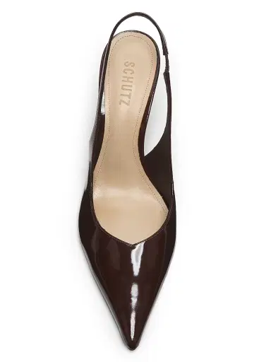 Schutz Women's Lexi Sling 75MM Slingback Pumps - Chestnut Brown | Thumbnail 4 Schutz Women's Lexi Sling 75MM Slingback Pumps - Chestnut Brown | Thumbnail 4