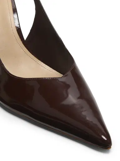 Schutz Women's Lexi Sling 75MM Slingback Pumps - Chestnut Brown | Thumbnail 5 Schutz Women's Lexi Sling 75MM Slingback Pumps - Chestnut Brown | Thumbnail 5