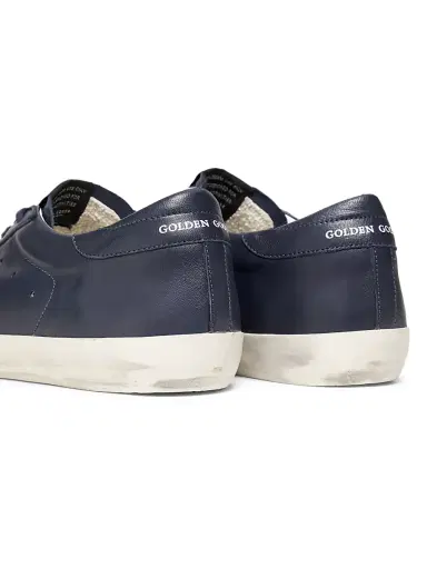 Golden Goose Men's Super Star Leather Low-Top Sneakers - Eclipse Latte | Thumbnail 3 Golden Goose Men's Super Star Leather Low-Top Sneakers - Eclipse Latte | Thumbnail 3