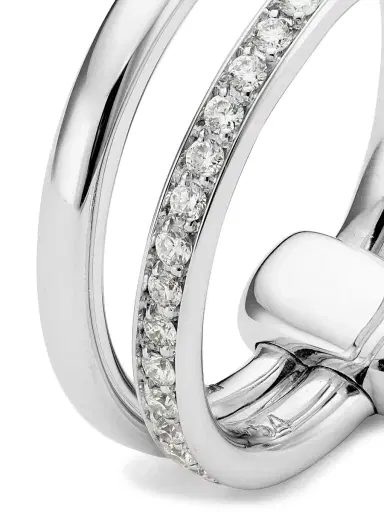 Pomellato Women's Iconica 18K White Gold & Diamond Ring | Thumbnail 4 Pomellato Women's Iconica 18K White Gold & Diamond Ring | Thumbnail 4