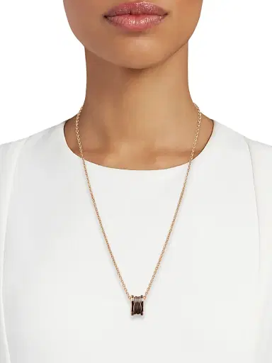 BVLGARI Women's B. zero1 18K Rose Gold & Black Ceramic Pendant Necklace - Black Rose Gold | Thumbnail 2 BVLGARI Women's B. zero1 18K Rose Gold & Black Ceramic Pendant Necklace - Black Rose Gold | Thumbnail 2
