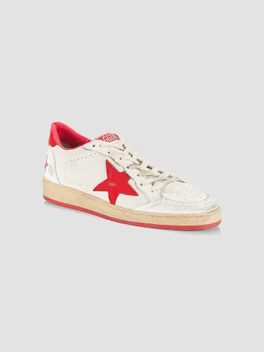 Golden Goose Men's Ball Star Leather Low-Top Sneakers - White - Size 13 | Thumbnail 2 Golden Goose Men's Ball Star Leather Low-Top Sneakers - White - Size 13 | Thumbnail 2