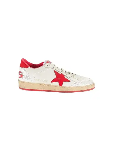 Golden Goose Men's Ball Star Leather Low-Top Sneakers - White - Size 13 | Thumbnail 1 Golden Goose Men's Ball Star Leather Low-Top Sneakers - White - Size 13 | Thumbnail 1