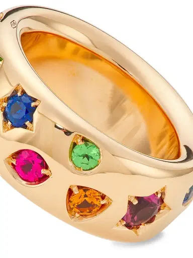 Pomellato Women's Iconica 18K Rose Gold & Multi-Stone Medium Ring - Yellow Gold | Thumbnail 4 Pomellato Women's Iconica 18K Rose Gold & Multi-Stone Medium Ring - Yellow Gold | Thumbnail 4