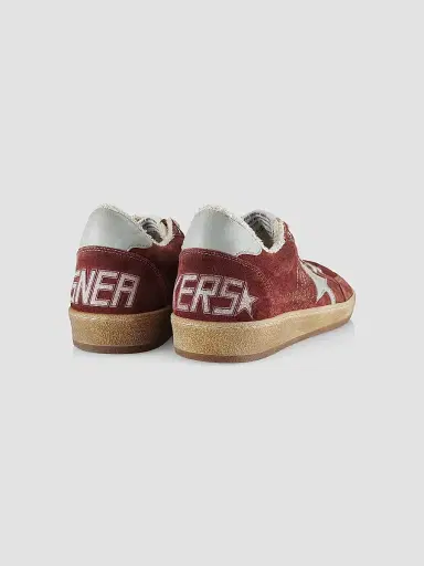 Golden Goose Men's Ballstar Suede Low-Top Sneakers - Brandy Aquamarine | Thumbnail 3 Golden Goose Men's Ballstar Suede Low-Top Sneakers - Brandy Aquamarine | Thumbnail 3