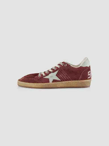 Golden Goose Men's Ballstar Suede Low-Top Sneakers - Brandy Aquamarine | Thumbnail 6 Golden Goose Men's Ballstar Suede Low-Top Sneakers - Brandy Aquamarine | Thumbnail 6