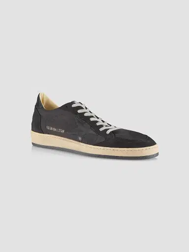 Golden Goose Men's Ballstar Leather Low-Top Sneakers - Black | Thumbnail 2 Golden Goose Men's Ballstar Leather Low-Top Sneakers - Black | Thumbnail 2