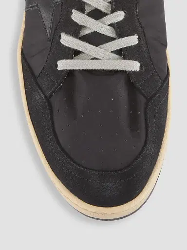Golden Goose Men's Ballstar Leather Low-Top Sneakers - Black | Thumbnail 4 Golden Goose Men's Ballstar Leather Low-Top Sneakers - Black | Thumbnail 4