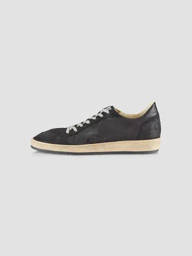 Golden Goose Men's Ballstar Leather Low-Top Sneakers - Black | Thumbnail 6 Golden Goose Men's Ballstar Leather Low-Top Sneakers - Black | Thumbnail 6