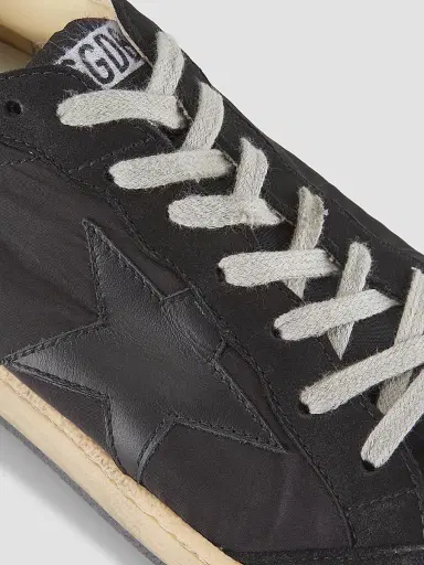 Golden Goose Men's Ballstar Leather Low-Top Sneakers - Black | Thumbnail 7 Golden Goose Men's Ballstar Leather Low-Top Sneakers - Black | Thumbnail 7