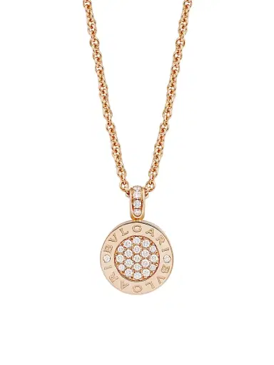 BVLGARI Women's Classic 18K Rose Gold, Jade & Diamond Pendant Necklace - Rose Gold | Thumbnail 1 BVLGARI Women's Classic 18K Rose Gold, Jade & Diamond Pendant Necklace - Rose Gold | Thumbnail 1
