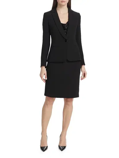 Giorgio Armani Women's Silk Pencil Skirt - Black - Size 14 | Thumbnail 2 Giorgio Armani Women's Silk Pencil Skirt - Black - Size 14 | Thumbnail 2