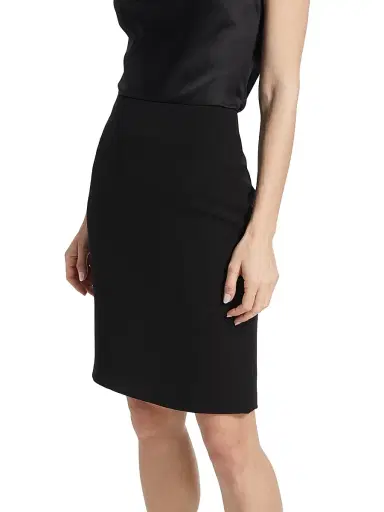 Giorgio Armani Women's Silk Pencil Skirt - Black - Size 14 | Thumbnail 4 Giorgio Armani Women's Silk Pencil Skirt - Black - Size 14 | Thumbnail 4