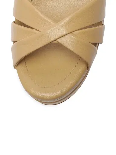 Schutz Women's Keefa High 152MM Leather Platform Sandals | Thumbnail 6 Schutz Women's Keefa High 152MM Leather Platform Sandals | Thumbnail 6