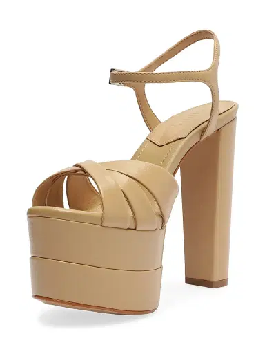 Schutz Women's Keefa High 152MM Leather Platform Sandals | Thumbnail 9 Schutz Women's Keefa High 152MM Leather Platform Sandals | Thumbnail 9