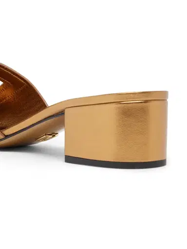 Dolce & Gabbana Women's DG Interlocked Leather Sandals - Salvia - Size 11.5 | Thumbnail 7 Dolce & Gabbana Women's DG Interlocked Leather Sandals - Salvia - Size 11.5 | Thumbnail 7