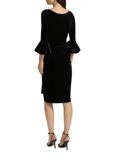 Chiara Boni La Petite Robe Women's Triana Velvet Wrap Dress | Thumbnail 5 Chiara Boni La Petite Robe Women's Triana Velvet Wrap Dress | Thumbnail 5