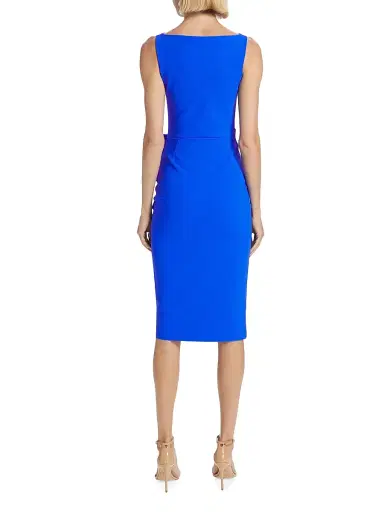 Chiara Boni La Petite Robe Women's Tradrum Gathered Sheath Dress | Thumbnail 5 Chiara Boni La Petite Robe Women's Tradrum Gathered Sheath Dress | Thumbnail 5