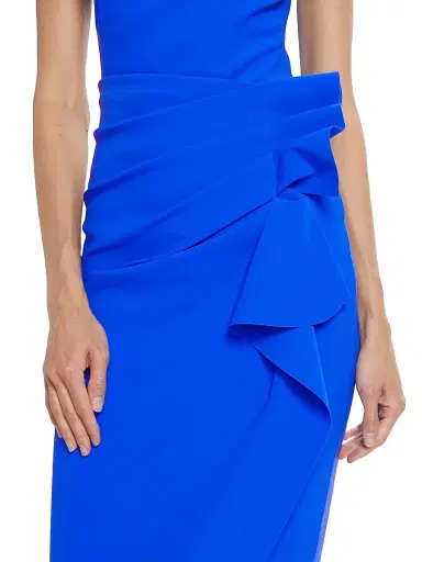 Chiara Boni La Petite Robe Women's Tradrum Gathered Sheath Dress | Thumbnail 6 Chiara Boni La Petite Robe Women's Tradrum Gathered Sheath Dress | Thumbnail 6