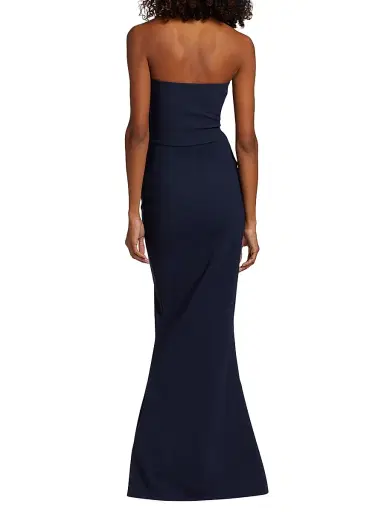 Chiara Boni La Petite Robe Women's Hebe Strapless Ruffle Gown | Thumbnail 5 Chiara Boni La Petite Robe Women's Hebe Strapless Ruffle Gown | Thumbnail 5