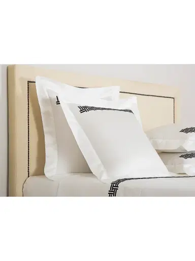 Frette Basketweave Embroidery 295 Thread Count Sham | Thumbnail 3 Frette Basketweave Embroidery 295 Thread Count Sham | Thumbnail 3