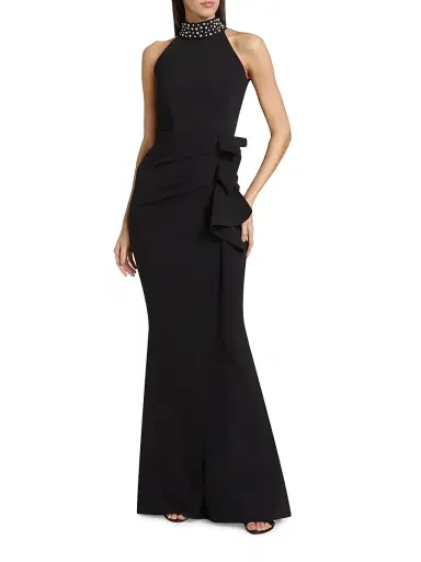 Chiara Boni La Petite Robe Women's Gudrum Long Pearl Dress | Thumbnail 2 Chiara Boni La Petite Robe Women's Gudrum Long Pearl Dress | Thumbnail 2