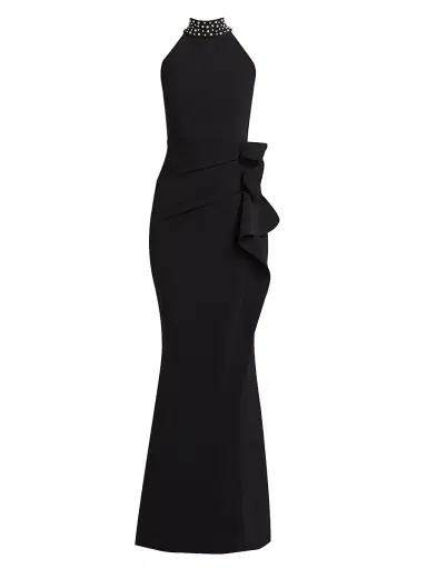 Chiara Boni La Petite Robe Women's Gudrum Long Pearl Dress | Thumbnail 1 Chiara Boni La Petite Robe Women's Gudrum Long Pearl Dress | Thumbnail 1