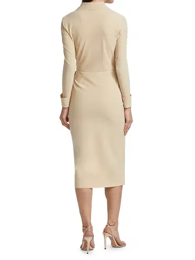 Chiara Boni La Petite Robe Women's Kamala Matte Jersey Wrap Dress - Desert | Thumbnail 5 Chiara Boni La Petite Robe Women's Kamala Matte Jersey Wrap Dress - Desert | Thumbnail 5