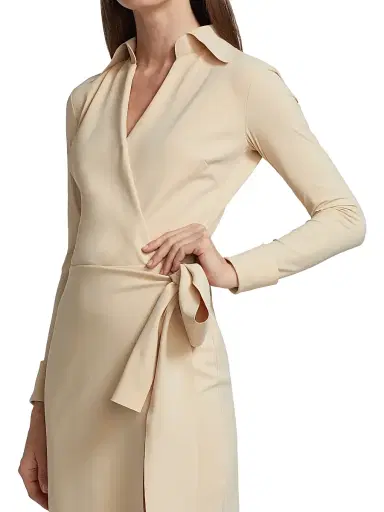 Chiara Boni La Petite Robe Women's Kamala Matte Jersey Wrap Dress - Desert | Thumbnail 6 Chiara Boni La Petite Robe Women's Kamala Matte Jersey Wrap Dress - Desert | Thumbnail 6
