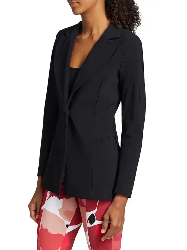 Chiara Boni La Petite Robe Women's Alex Jersey Single-Button Blazer | Thumbnail 3 Chiara Boni La Petite Robe Women's Alex Jersey Single-Button Blazer | Thumbnail 3