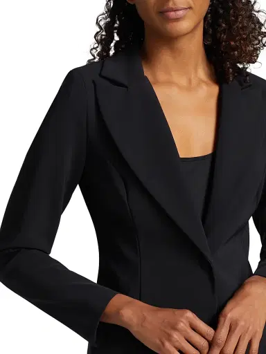 Chiara Boni La Petite Robe Women's Alex Jersey Single-Button Blazer | Thumbnail 5 Chiara Boni La Petite Robe Women's Alex Jersey Single-Button Blazer | Thumbnail 5