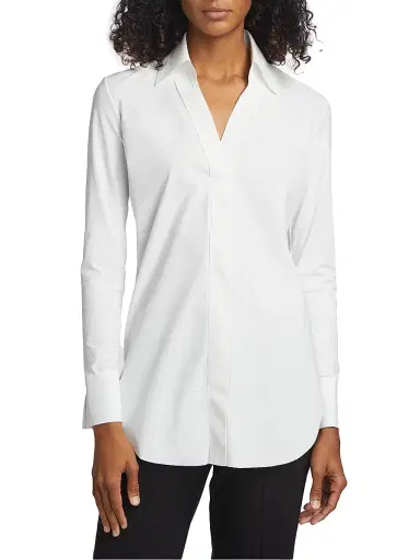 Chiara Boni La Petite Robe Women's Atena Long-Sleeve Blouse | Thumbnail 3 Chiara Boni La Petite Robe Women's Atena Long-Sleeve Blouse | Thumbnail 3