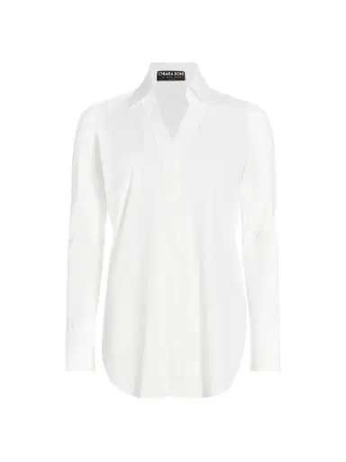 Chiara Boni La Petite Robe Women's Atena Long-Sleeve Blouse | Thumbnail 1 Chiara Boni La Petite Robe Women's Atena Long-Sleeve Blouse | Thumbnail 1