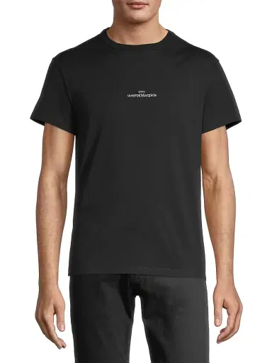 Maison Margiela Men's Reversed Logo Crewneck T-Shirt | Thumbnail 3 Maison Margiela Men's Reversed Logo Crewneck T-Shirt | Thumbnail 3